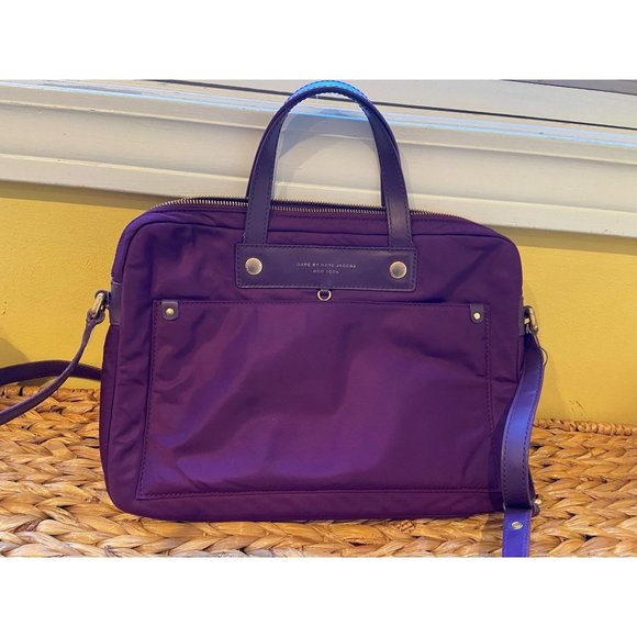 Marc Jacobs Preppy Nylon Computer Laptop Bag - Picture 13 of 15